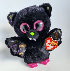 Ty Beanie Boos - DART the Halloween Bat 6" Plush Toy- Holiday Special Edition